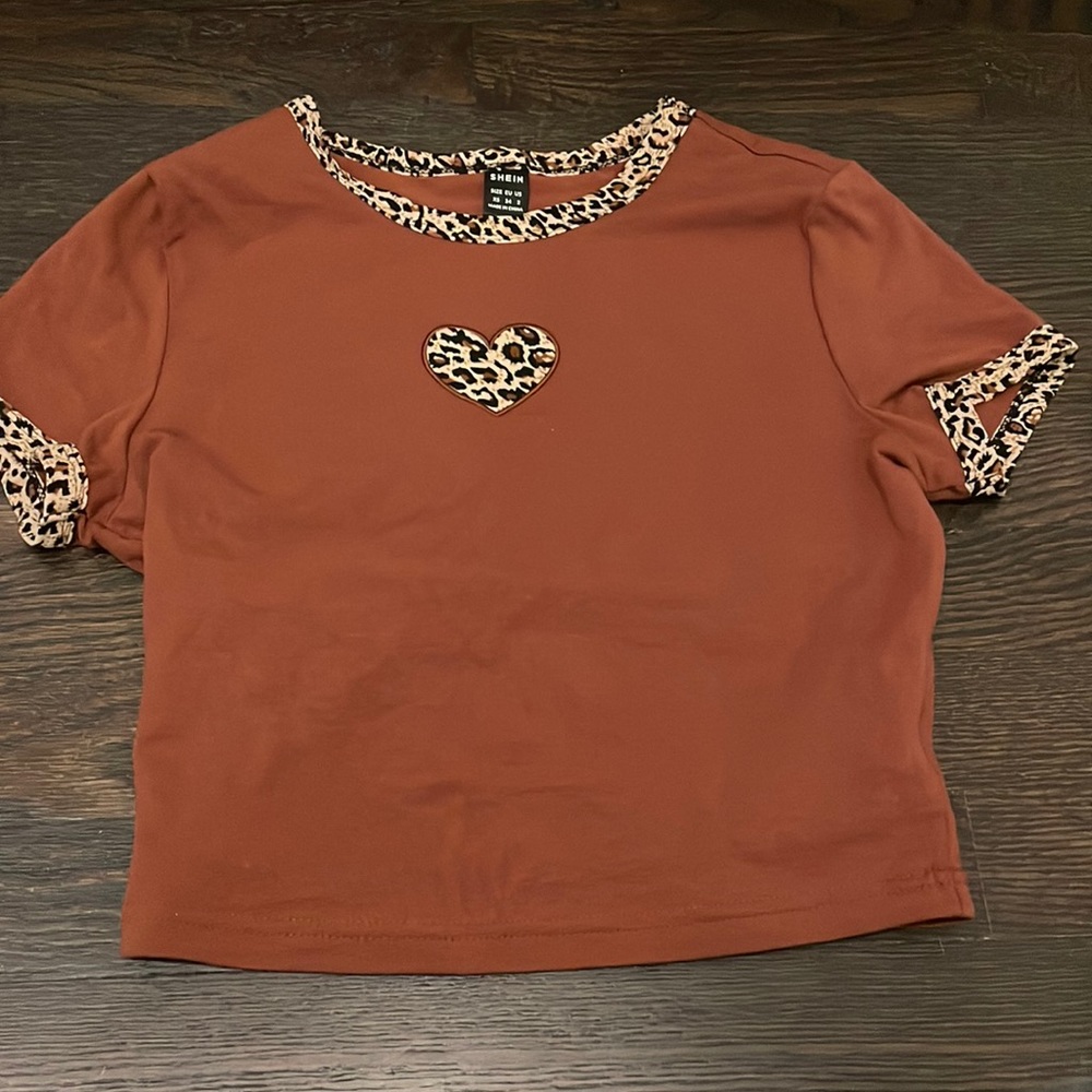 shein cropped shirt
